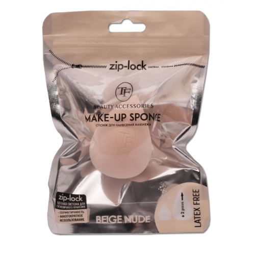 TF Спонж для нанесения макияжа MAKE-UP SPONGE beige nude